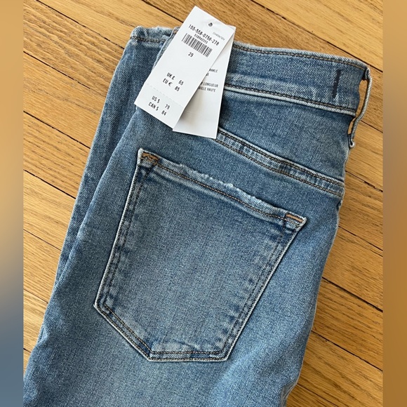 Abercrombie & Fitch “The Super Skinny Ankle” High-Rise Skinny Jean, Medium Blue - Picture 6 of 7